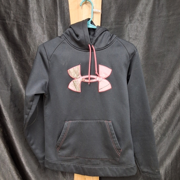 Under Armour Black  size women's medium pull over hoodie. - Picture 1 of 11